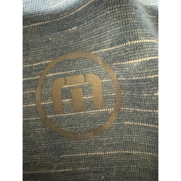 Travis Matthew 1/4 Zip Shirt  Blue Size L - Picture 3 of 10
